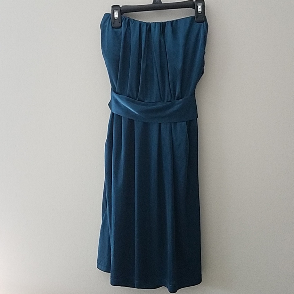 Semi-formal dress blue/green